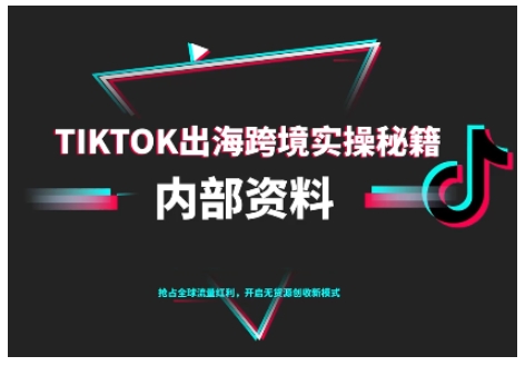 TikTok跨境电商0-1搭建运营，TK出海跨境实操秘籍（10月更新）-洛柒笔记