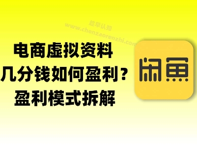 揭秘虚拟电商1分钱资料与卡券是如何获得收益的(详细拆解)-洛柒笔记