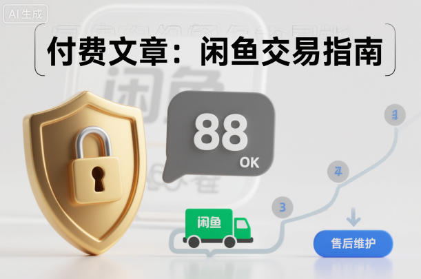付费文章：闲鱼交易指南，怎么才能降低被坑被马扁的概率-洛柒笔记