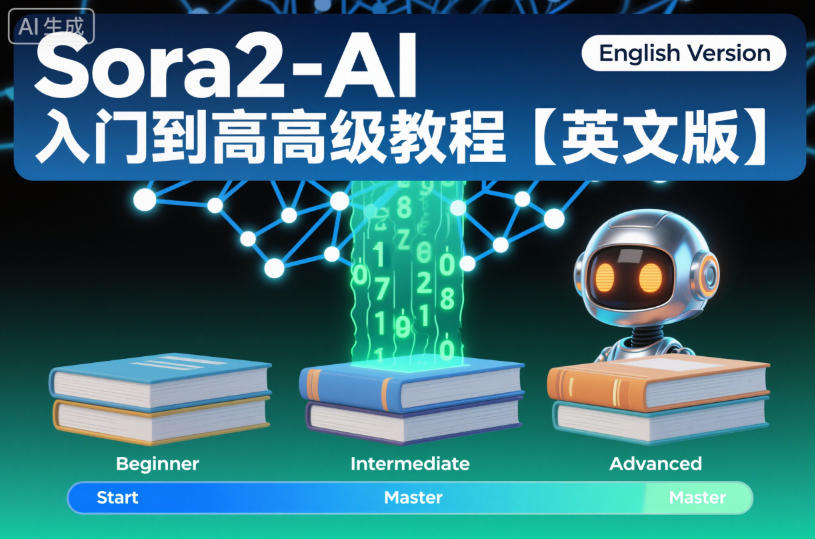Sora2-AI入门到高级教程【英文版】-洛柒笔记