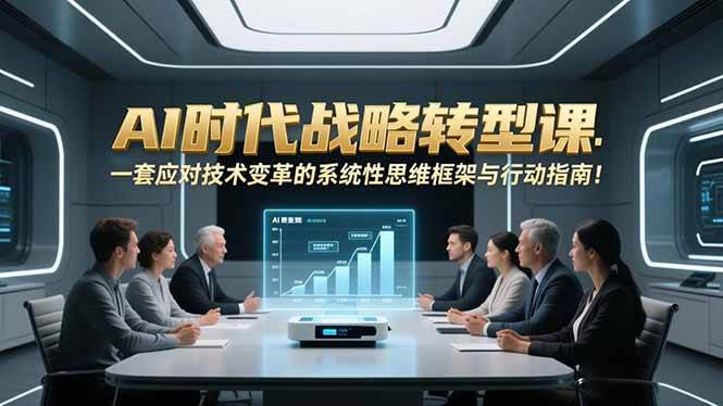 （16989期）AI时代战略转型课：一套应对技术变革的系统性思维框架与行动指南！-洛柒笔记