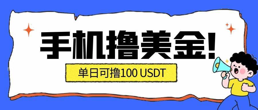 （16886期）最新手机撸美金项目，单日产值·100U+，将会是2026年最新的风口项目 目前在搞的人比较少-洛柒笔记
