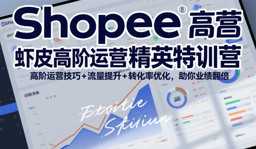 Shopee虾皮高阶运营精英特训营，高阶运营技巧+流量提升+转化率优化，助你业绩翻倍（更新26年7月）-洛柒笔记