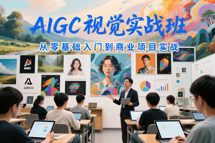 AIGC视觉实战班，从零基础入门到商业项目实战-洛柒笔记