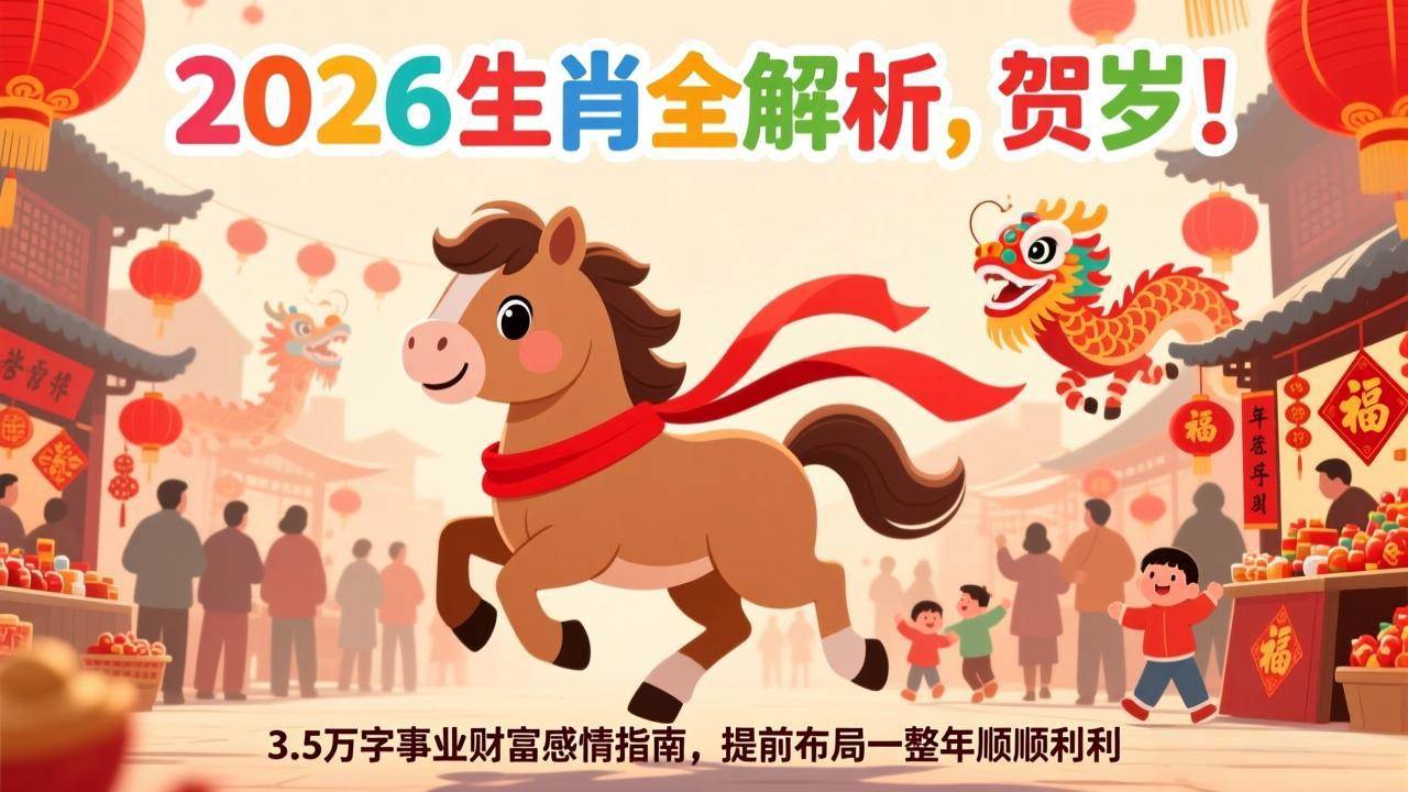 （17428期）付费文章：贺岁！2026生肖全解析，3.5万字事业财富感情指南，提前布局一整年顺顺利利-洛柒笔记