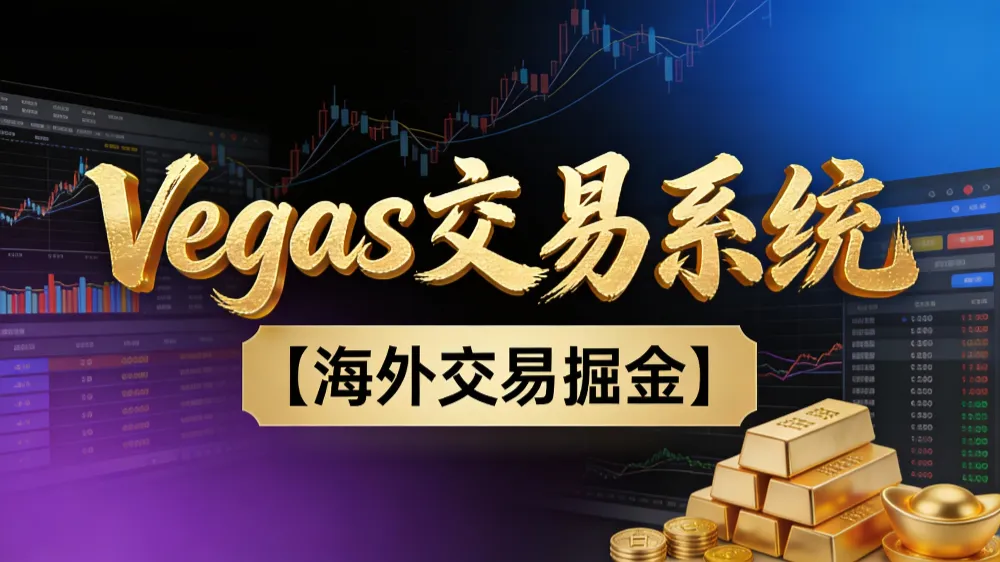 【普通人也可以成为操盘手第二期】海外掘金操盘手技术Vegas交易技术+聪明软件，日赚50-100U，可以复利扩大无上限-洛柒笔记