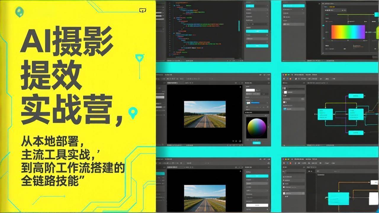 （17393期）AI+摄影提效实战营，从本地部署，主流工具实战，到高阶工作流搭建的全链路技能-洛柒笔记