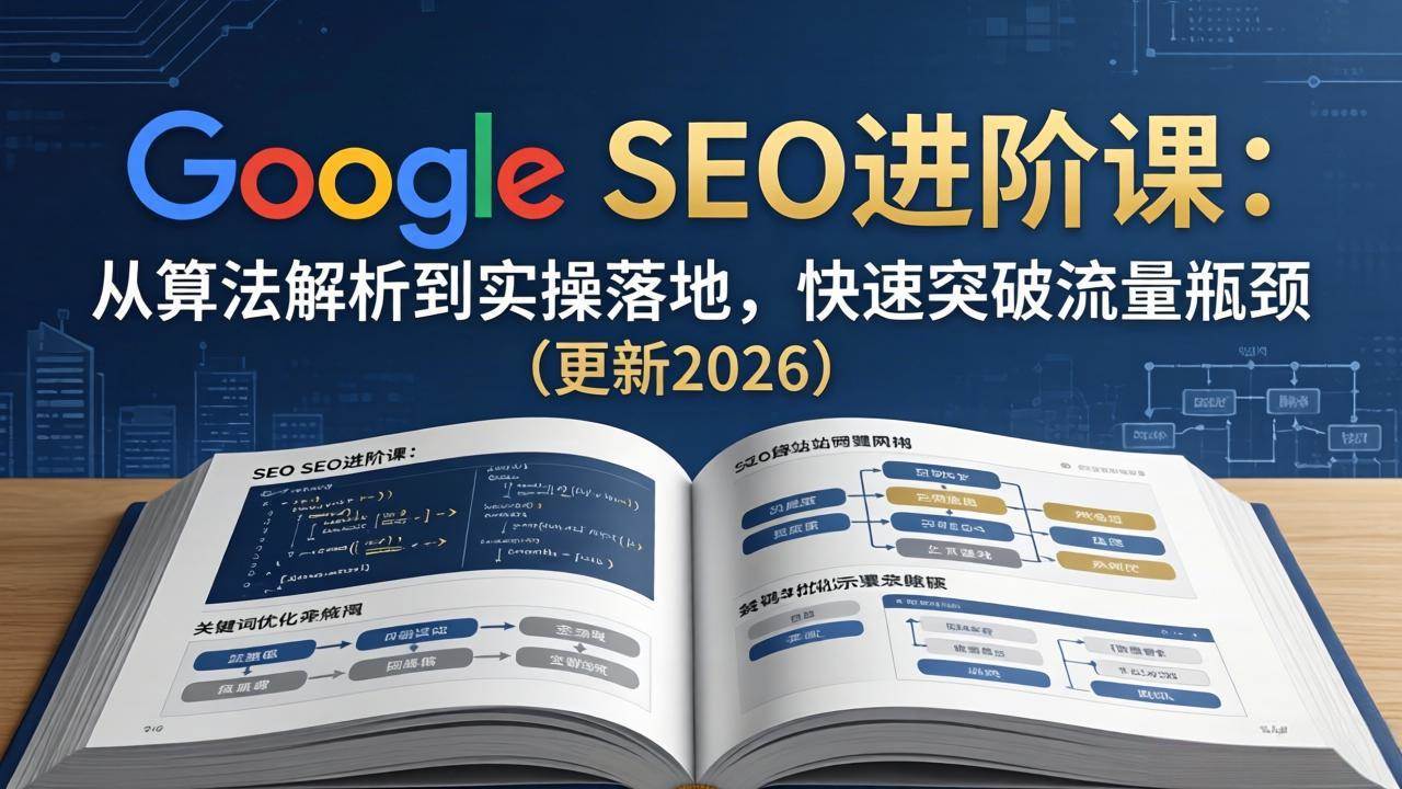 （18048期）Google SEO进阶课：从算法解析到实操落地，快速突破流量瓶颈（更新2026）-洛柒笔记