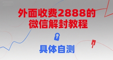 外面收费2888的微信解封教程，具体自测-洛柒笔记