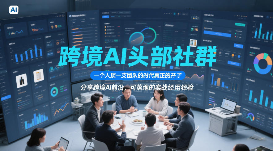 跨境AI头部社群，一个人顶一支团队的时代真正的开始了，分享跨境AI前沿，可落地的实战经验（更新5月23日）-洛柒笔记