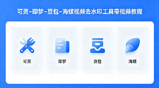 可灵–即梦–豆包–海螺视频去水印工具带视频教程-洛柒笔记