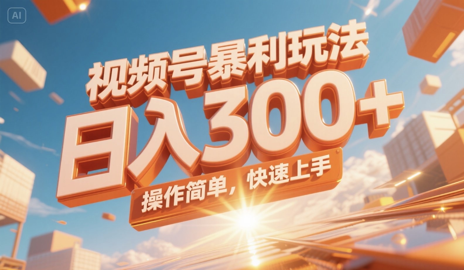 视频号暴利玩法，日入300+，操作简单，快速上手。-洛柒笔记