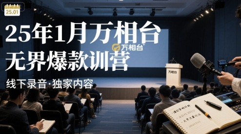 25年1月万相台无界爆款特训营线下录音-洛柒笔记