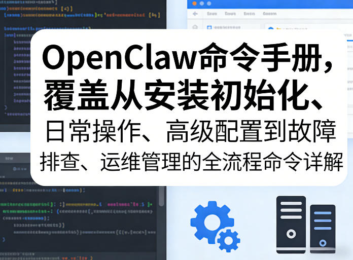 OpenClaw命令手册，覆盖从安装初始化、日常操作、高级配置到故障排查、运维管理的全流程命令详解-洛柒笔记