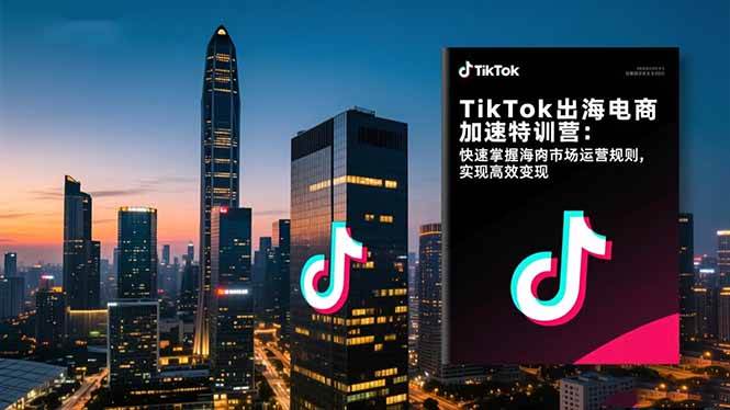 （16535期）TikTok出海电商加速特训营：快速掌握海外市场运营规则，实现高效变现-洛柒笔记