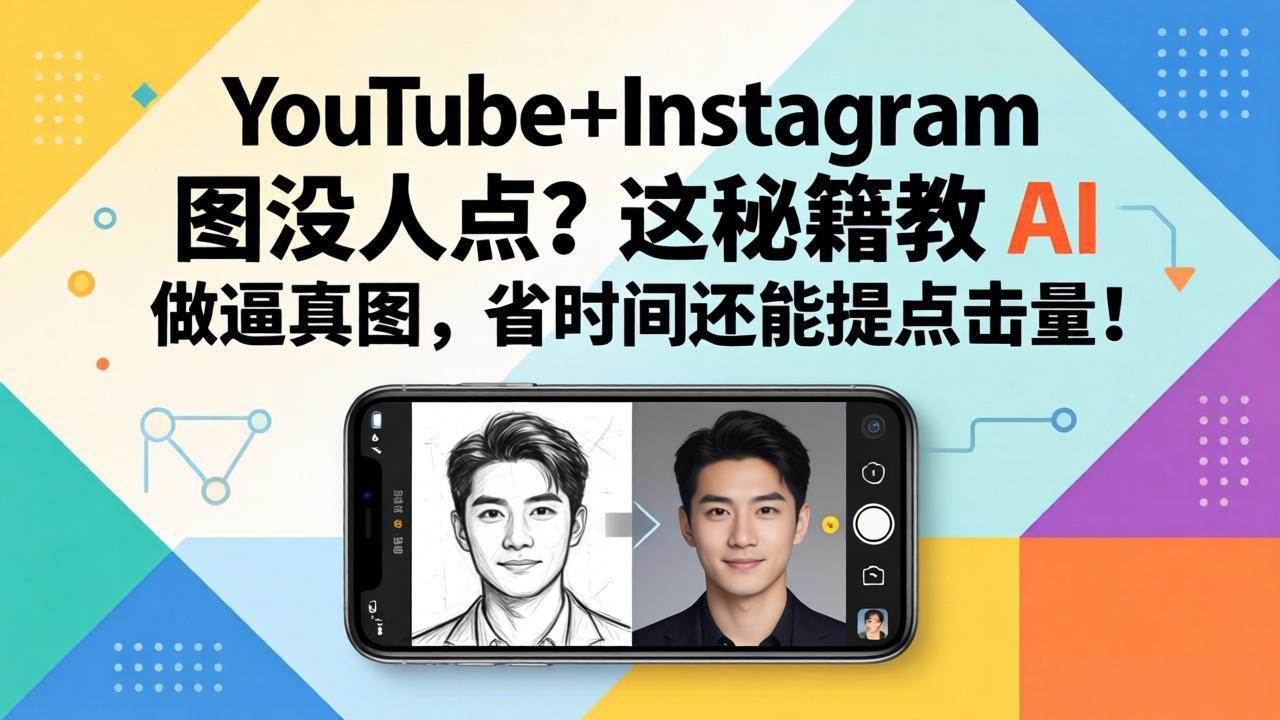 （17911期）YouTube+Instagram 图没人点？这秘籍教 AI 做逼真图，省时间还能提点击量-洛柒笔记