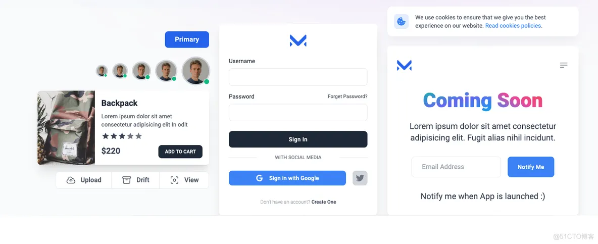 Meraki UI(基于Tailwind CSS构建的开源前端组件库)-洛柒笔记