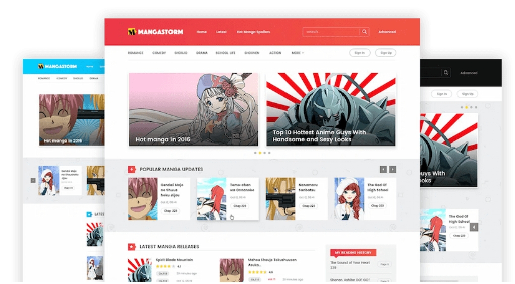 Madara 2.2.2.1主题源码 响应式WordPress漫画小说主题模板-洛柒笔记