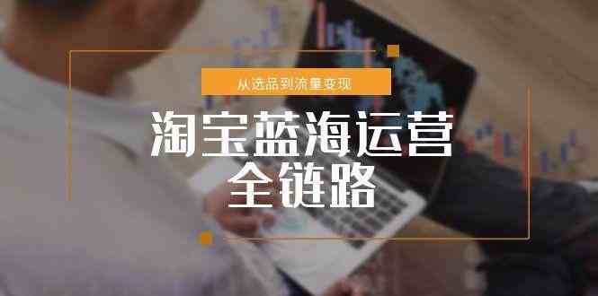 淘宝蓝海运营全链路，从选品到流量变现，小类目突围完整方案-洛柒笔记