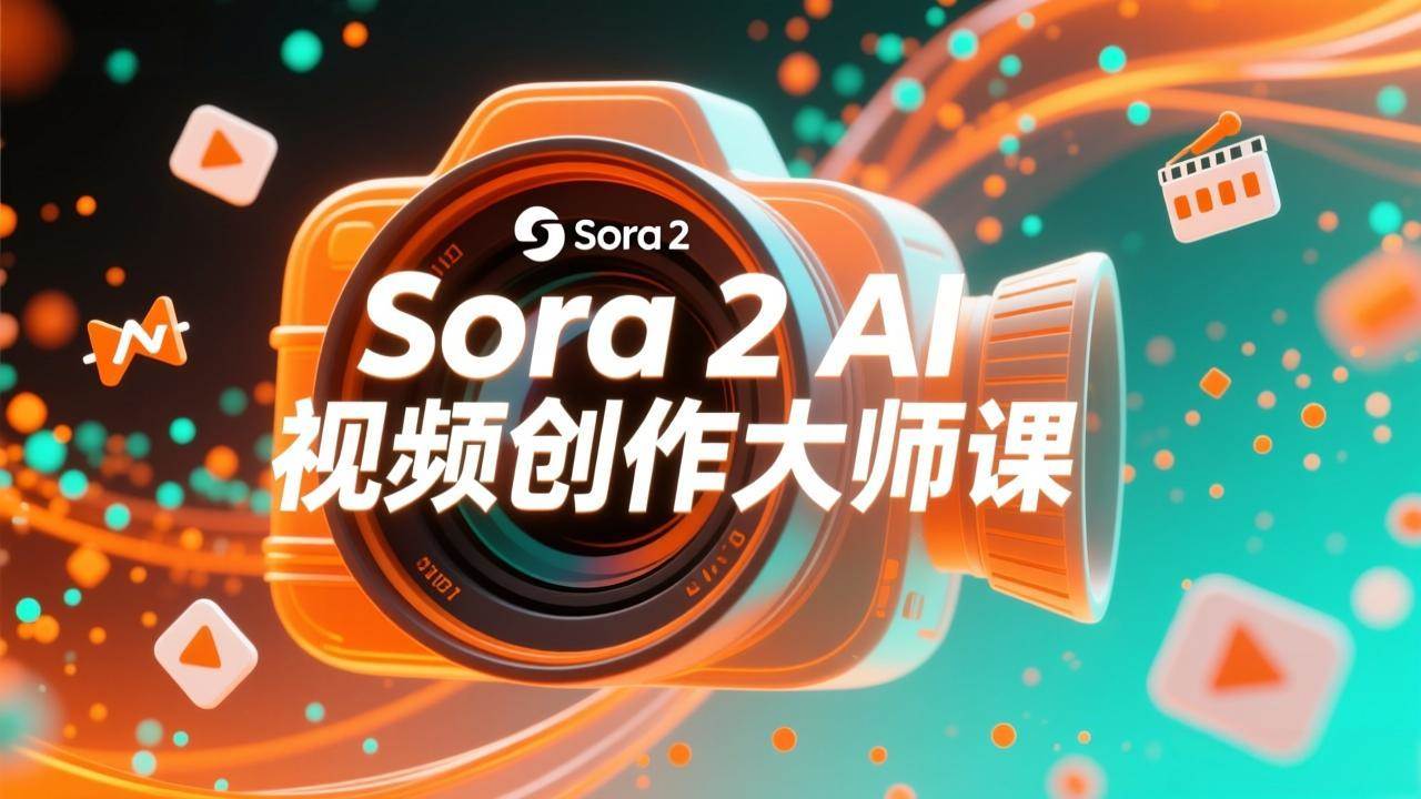 （17081期）如何利用Sora 2创建流行AI人工智能视频大师班教程：掌握创作全流程，产出百万播放内容-洛柒笔记