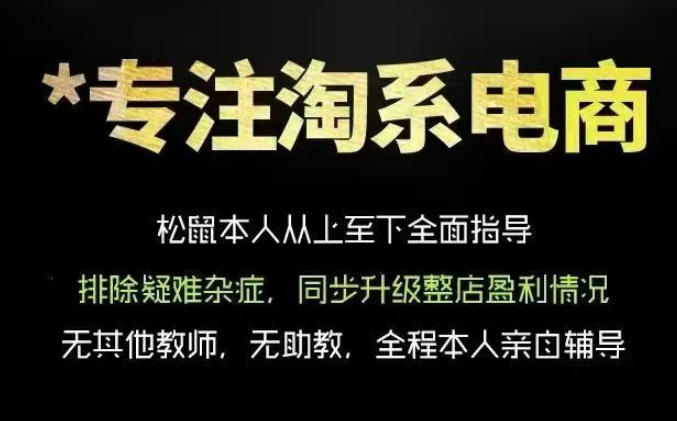 松鼠会电商VIP课程，从基础布局到高阶优化，助你掌握淘宝运营逻辑，提升店铺流量与转化（更新0626）-洛柒笔记