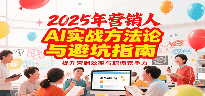 2025年营销实战方法论与避坑指南，利用AI提升营销效率与职场竞争力-洛柒笔记