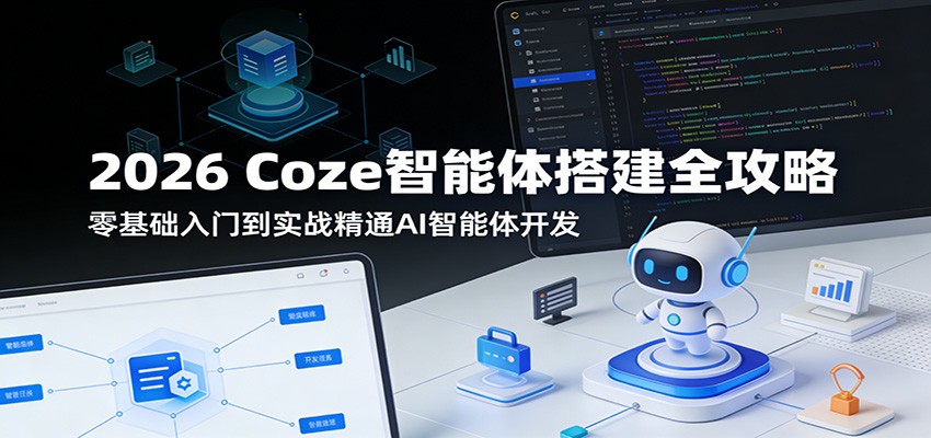 2026 Coze智能体搭建全攻略：零基础入门到实战精通AI智能体开发-洛柒笔记