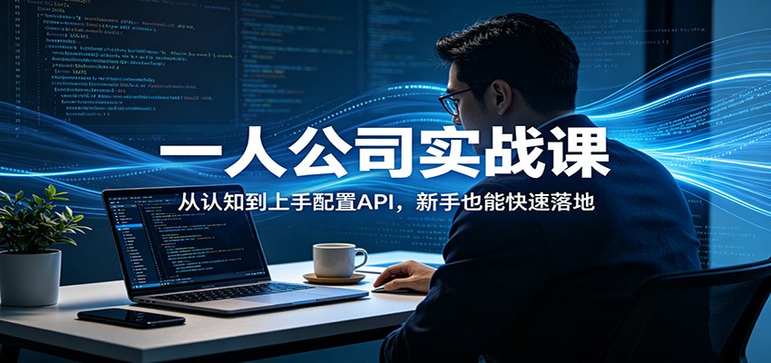 一人公司实战课：从认知到上手配置API，新手也能快速落地-洛柒笔记