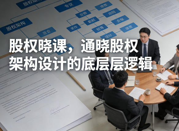 股权晓课，通晓股权架构设计的底层逻辑-洛柒笔记