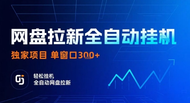 网盘全自动拉新掘金，独家技术，操作简单，单窗口轻松日入3张+ 可矩阵【揭秘】-洛柒笔记