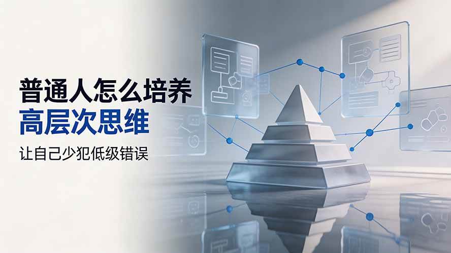（19637期）付费文章：普通人怎么培养高层次思维，让自己少犯低级错误-洛柒笔记