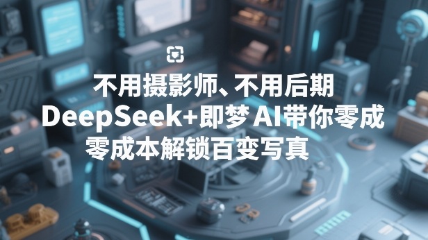 不用摄影师、不用后期，DeepSeek+即梦AI带你零成本解锁百变写真！-洛柒笔记