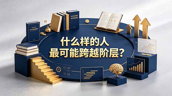 付费文章：什么样的人最可能跨越阶层？具备这五种特质，普通人也能顺利跨越阶层-洛柒笔记