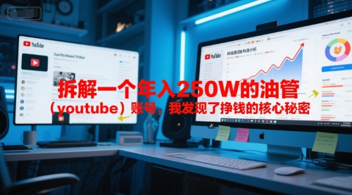 付费文章：拆解一个年入250W的油管（youtube）账号，我发现了挣钱的核心秘密-洛柒笔记