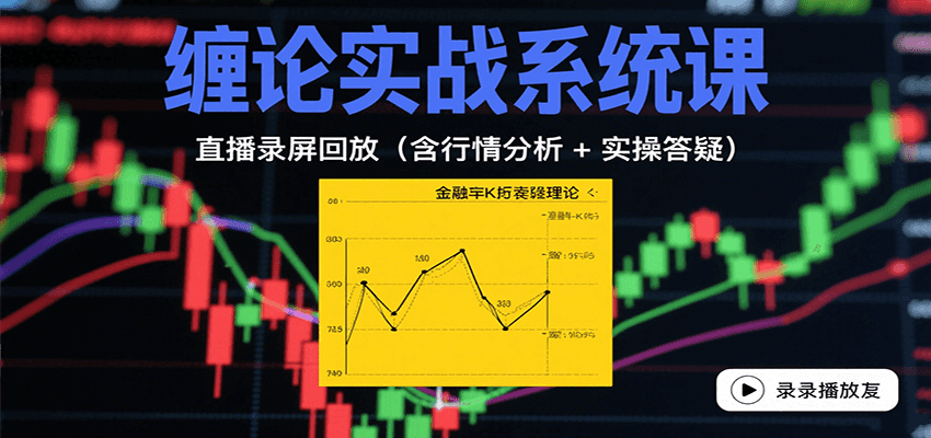 缠论实战系统课：直播录屏回放（含行情分析 + 实操答疑（更新8月）-洛柒笔记