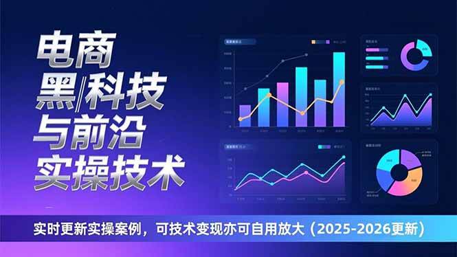 （17179期）电商黑科技与前沿实操技术：实时更新实操案例，可技术变现亦可自用放大（2026更新）-洛柒笔记