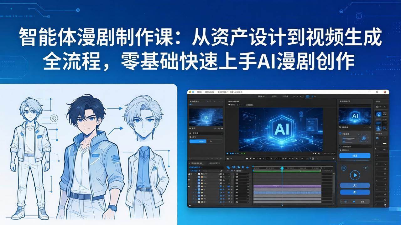（17709期）智能体漫剧制作课：从资产设计到视频生成全流程，零基础快速上手AI漫剧创作-洛柒笔记