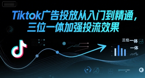 Tiktok广告投放从入门到精通，三位一体加强投流效果-洛柒笔记