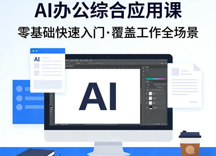 AI办公综合应用课，零基础快速入门，覆盖了工作中各种应用场景-洛柒笔记