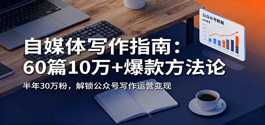 自媒体写作指南：60篇10万+爆款方法论，半年30万粉，解锁公众号写作运营变现-洛柒笔记