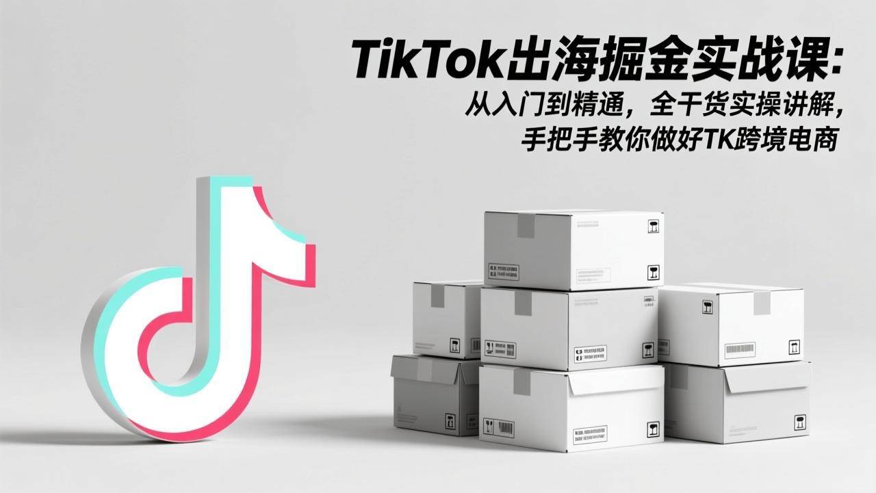（17368期）TikTok出海掘金实战课：从入门到精通，全干货实操讲解，手把手教你做好TK跨境电商-洛柒笔记