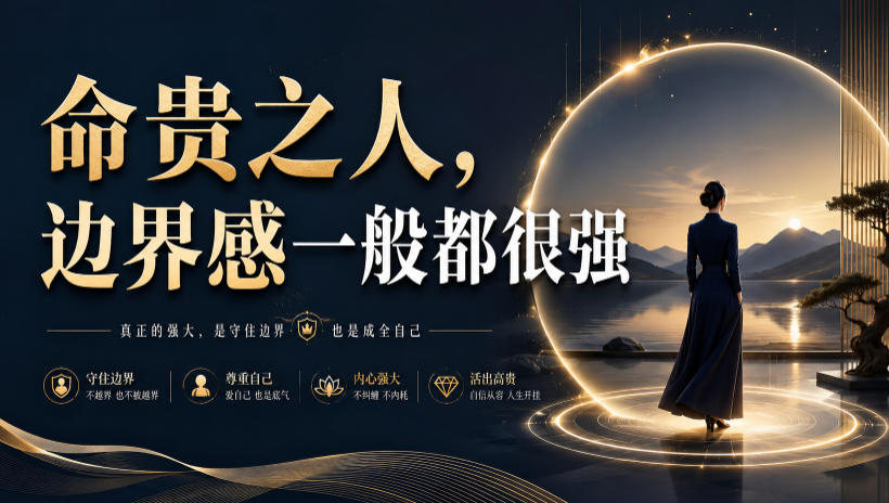 付费文章：命贵之人，边界感一般都很强-洛柒笔记