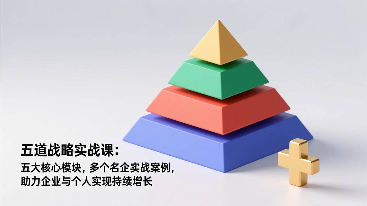 （17095期）五道战略实战课：五大核心模块，多个名企实战案例，助力企业与个人实现持续增长-洛柒笔记