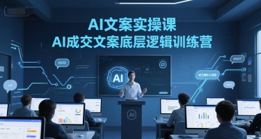 AI文案实操课，AI成交文案底层逻辑训练营-洛柒笔记