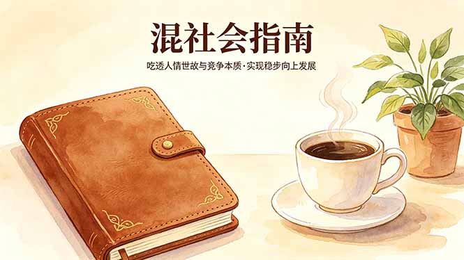 付费文章：混社会指南，吃透人情世故与竞争本质，实现稳步向上发展-洛柒笔记