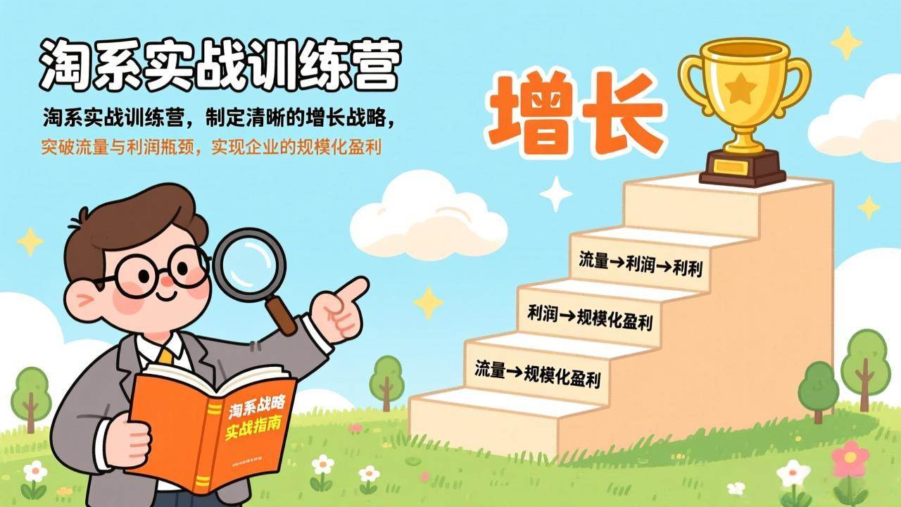 （17278期）淘系实战训练营，制定清晰的增长战略，突破流量与利润瓶颈，实现企业的规模化盈利-洛柒笔记