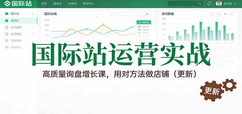 国际站运营实战，高质量询盘增长课，用对方法做店铺（更新）-洛柒笔记