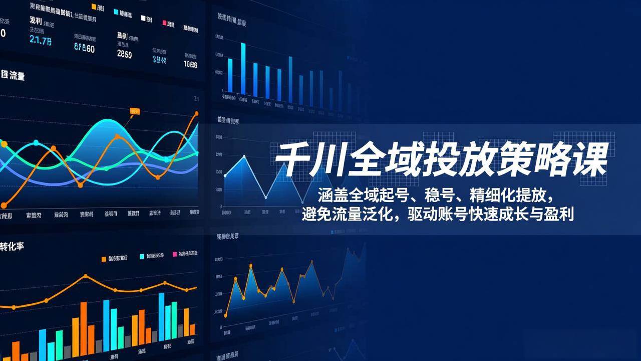（17285期）千川全域投放策略课：涵盖全域起号、稳号、精细化投放，避免流量泛化，驱动账号快速成长与盈利-洛柒笔记