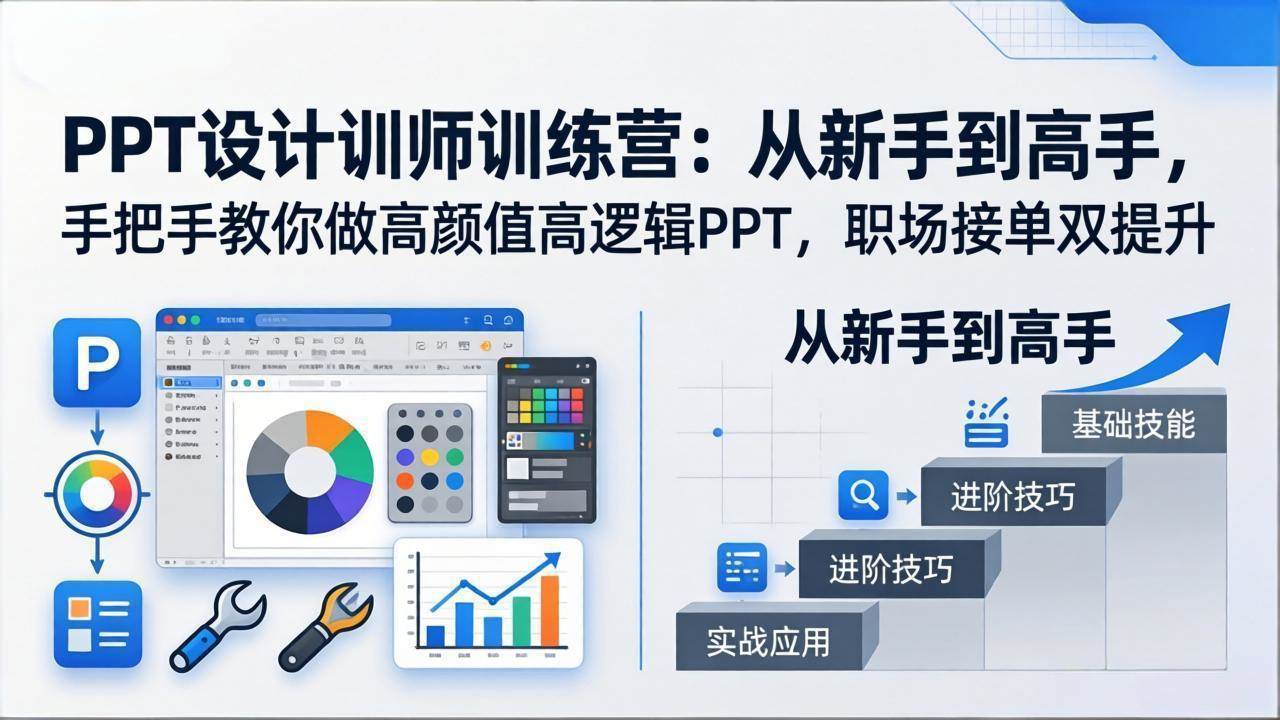 （17886期）PPT设计训师训练营：从新手到高手，手把手教你做高颜值高逻辑PPT，职场接单双提升-洛柒笔记