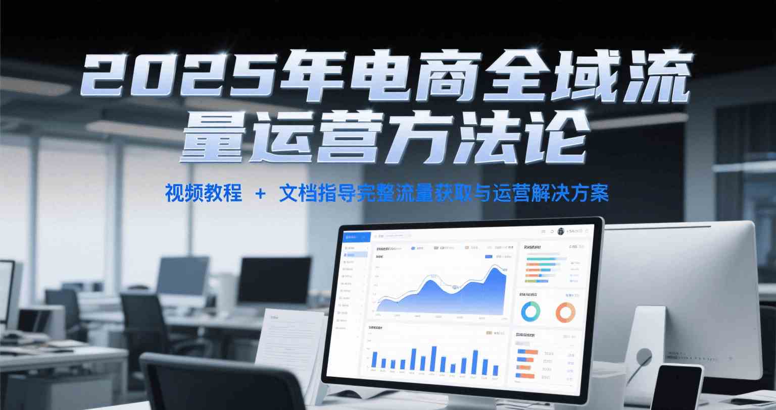 2025年电商全域流量运营方法论，视频教程+文档指导完整流量获取与运营解决方案-洛柒笔记